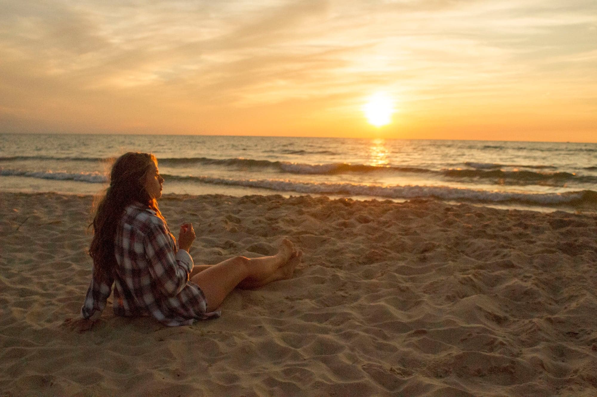 Barefoot at Sunset
