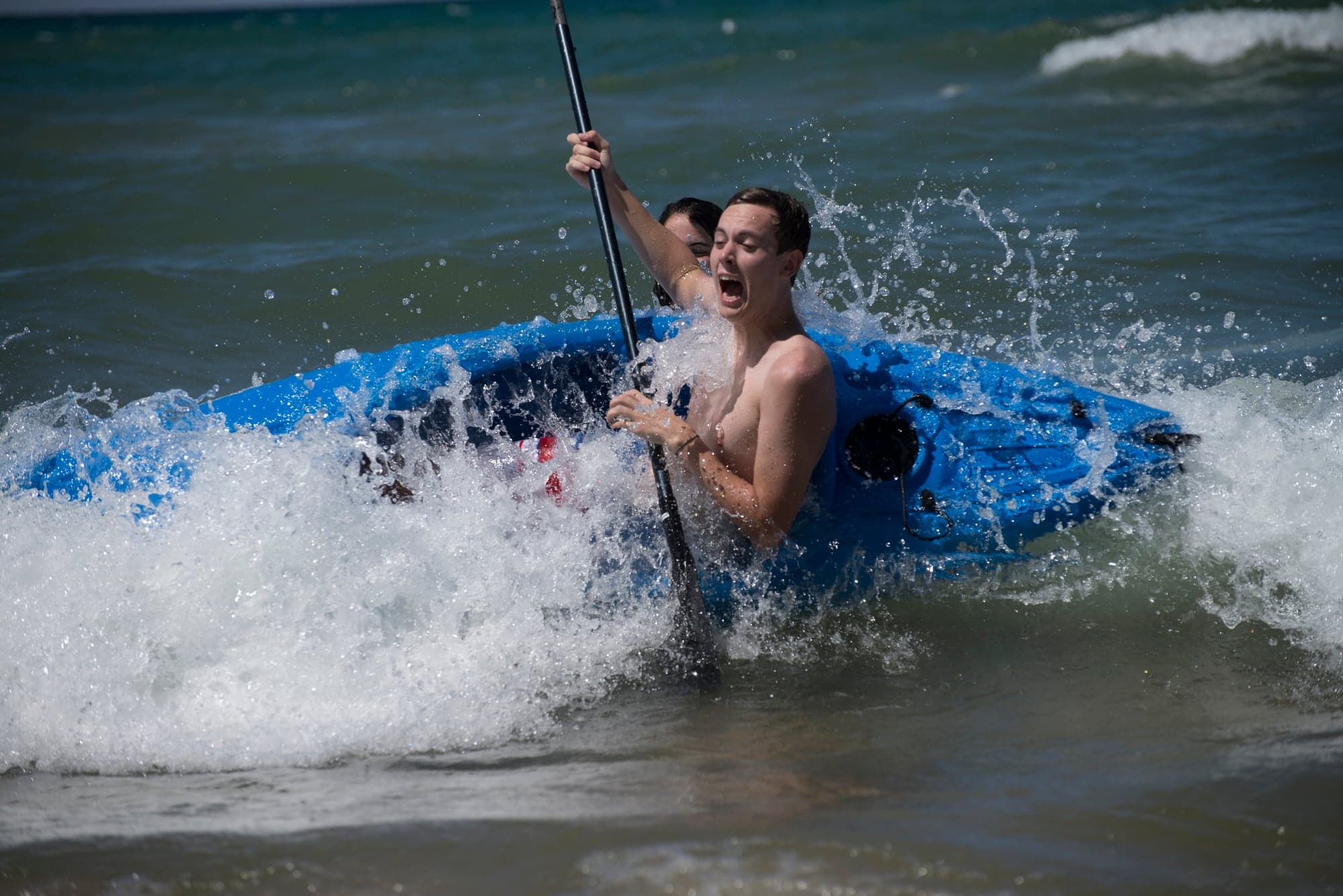 Capsized in the Surf