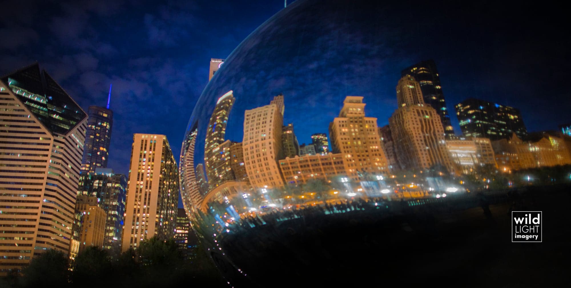 Cloud Gate, After Dark