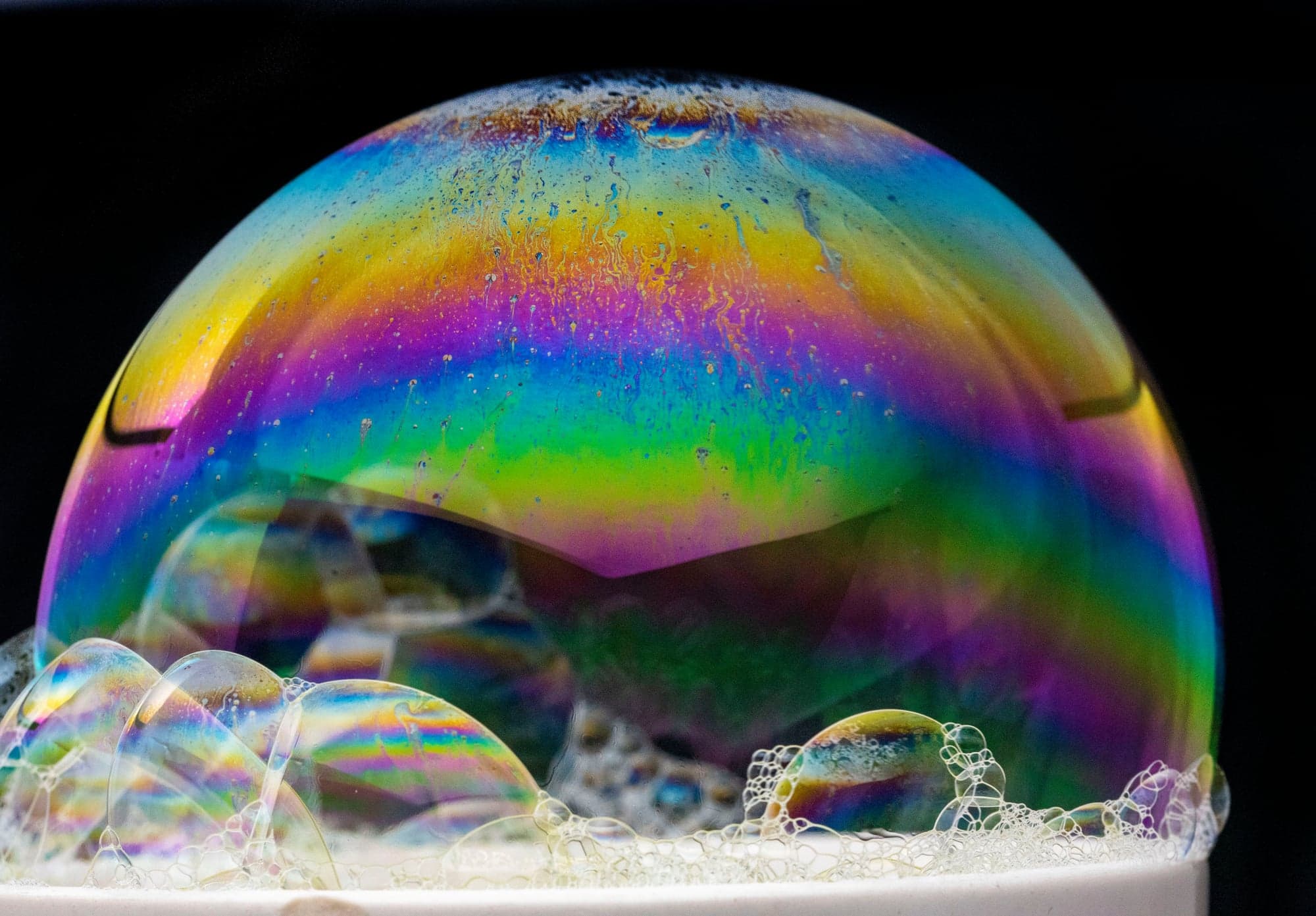 Iridescent Soap Dome
