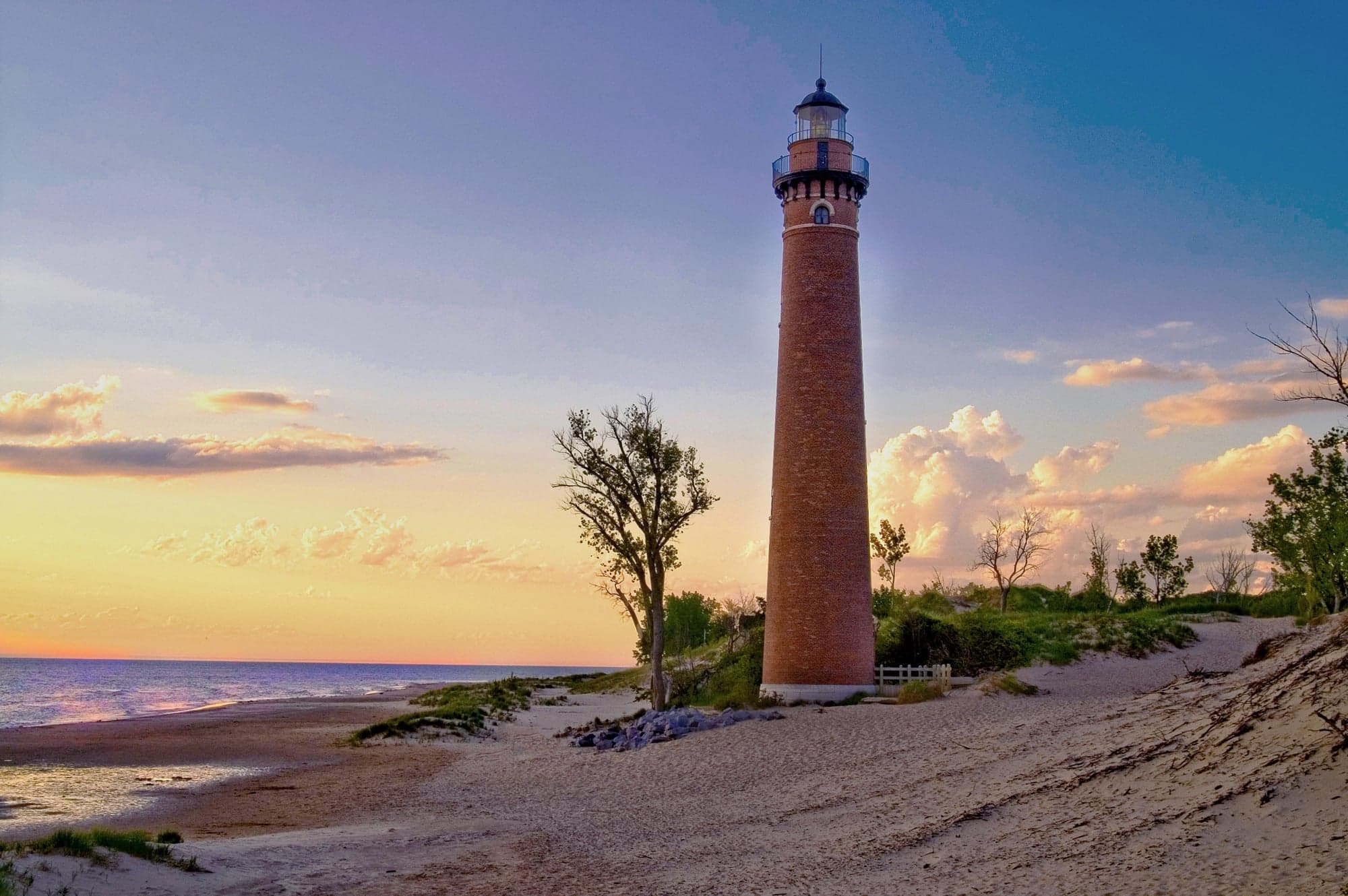 Lighthouse, Sunset Shore