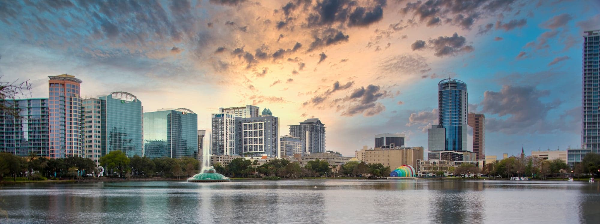 Orlando Skyline, Lake Eola