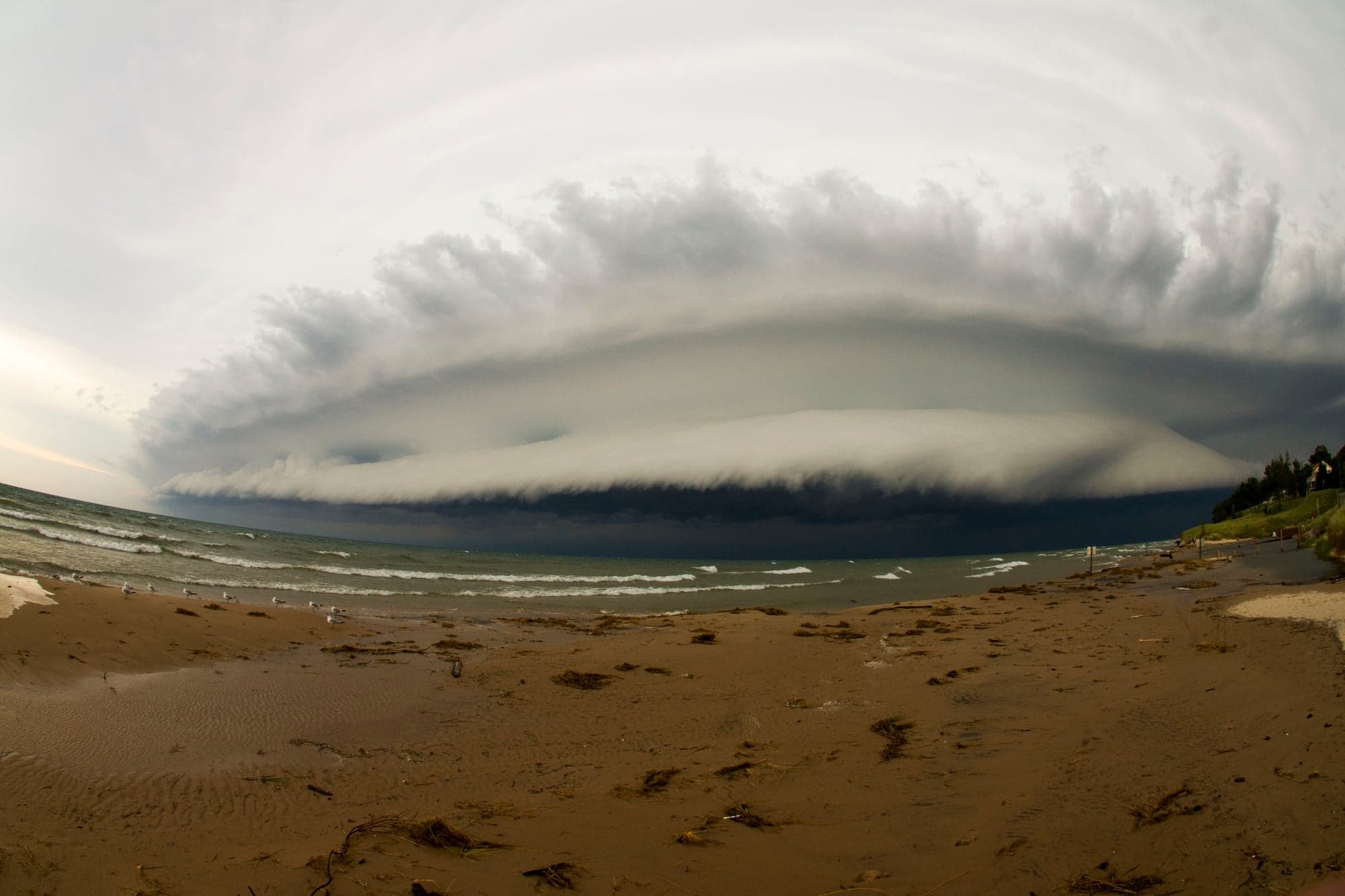 Shelf Cloud, Lake Michigan