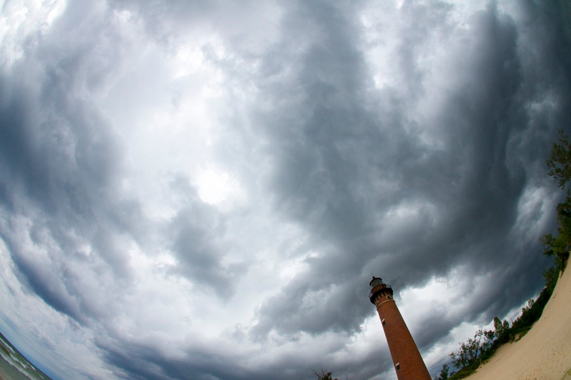 Stormy Sky, Lighthouse